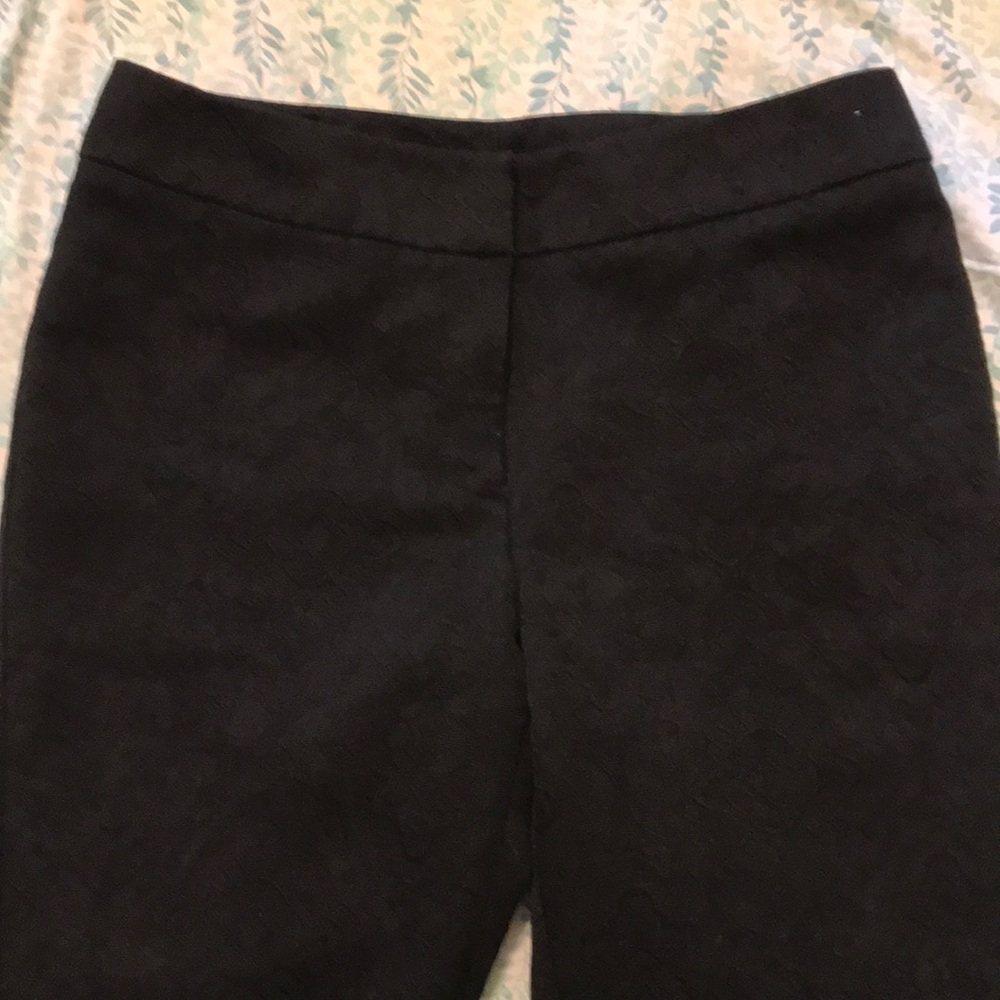 New York & Company Black Brocade Pants